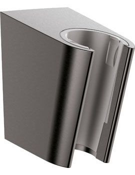 Shower holder Porter S brushed black chrome - 28331340