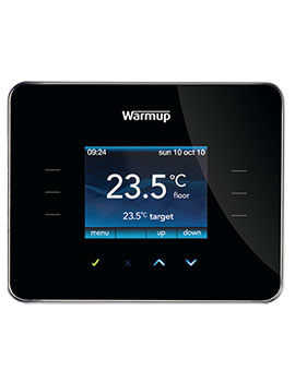 Warmup Warmup 3iE Programmable Thermostat (Piano Black)