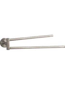 HG Logis Twin bar towell holder BN - 40512820