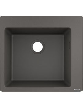 Hansgrohe S51 S510-F450 Built-in sink 450 stone grey - 43312290
