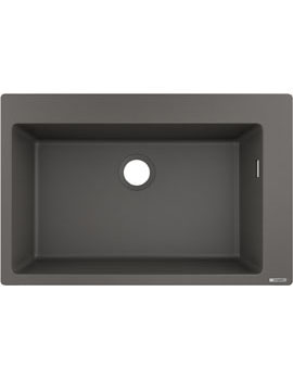 Hansgrohe S51 S510-F660 Built-in sink 660 stone grey - 43313290