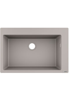 Hansgrohe S51 S510-F660 Built-in sink 660 concreate grey - 43313380