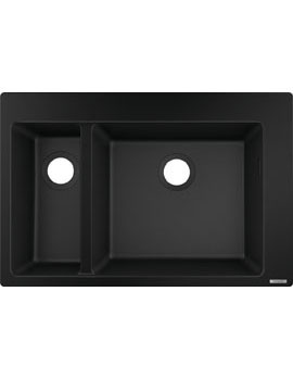 S51 S510-F635 Built-in sink 180/450 graphite black - 43315170