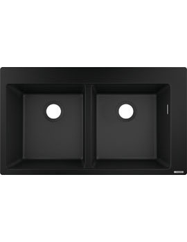 S51 S510-F770 Built-in sink 370/370 graphite black - 43316170