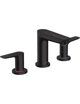 HG Talis E 3-h.basin mixer matt black - 71733670