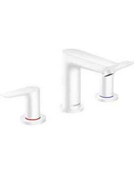 HG Talis E 3-h.basin mixer matt white - 71733700