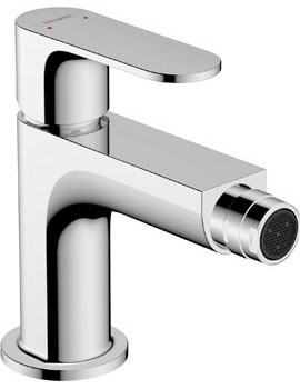 Rebris S Single lever bidet mixer with pop-up waste set Chrome - 72210000