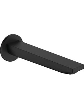 Hansgrohe Rebris E Bath spout Matt Black - 72431670