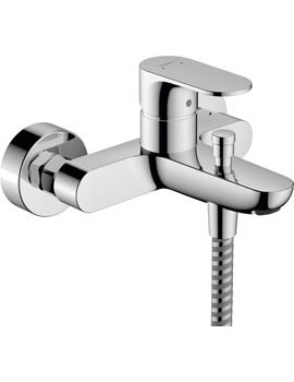 Rebris S Single lever bath mixer for exposed installation Chrome - 72440000