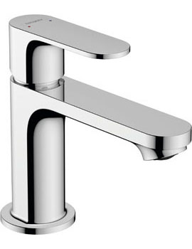 Rebris S Single lever basin mixer 80 with pop-up waste set Chrome - 72510000
