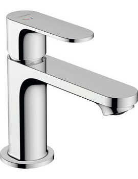 Hansgrohe Rebris S Single lever basin mixer 80 CoolStart with pop-up waste set Chrome - 72513000