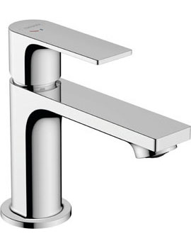 Hansgrohe Rebris E Single lever basin mixer 80 CoolStart with pop-up waste set Chrome - 72553000