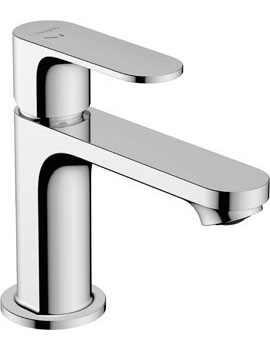 Rebris S Single lever basin mixer 80 CoolStart with metal pop-up waste set Chrome - 72584000