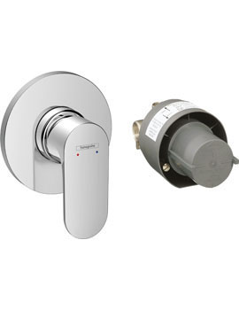 Hansgrohe Rebris S Single lever shower mixer set for concealed installation Chrome - 72648000