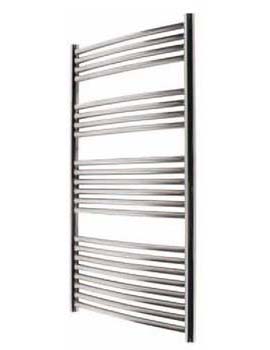 Abacus Abacus Elegance Radius Towel Radiator Stainless Steel