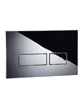 Easi-Plan Trend 2 Dual Flush Plate - Chrome