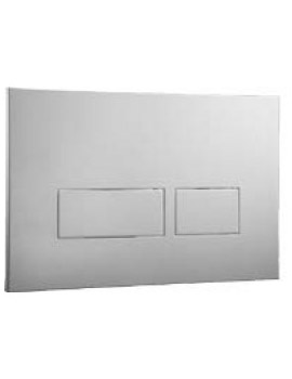 Abacus Easi-Plan Trend 2 Dual Flush Plate - Satin