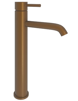 Abacus ISO Tall Mono Basin Mixer Brushed Bronze