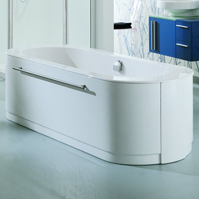 Adamsez Status Freestanding Bath in White Finish