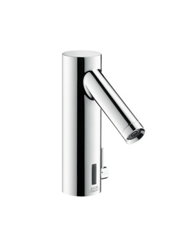 Axor Starck electronic basin mixer with temperature control mains operated without pop-up By Axor
