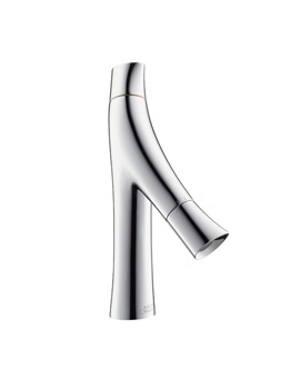 Axor Starck Organic two lever basin mixer 80 with non-closing waste valve 12011000 By Axor
