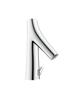 Axor Starck Organic electronic basin mixer with temperature control mains operated without By Axor