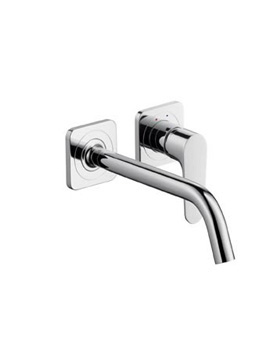 Axor Citterio M concealed wall-mounted single lever basin mixer with escutcheons projectio By Axor