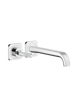 Axor Citterio E concealed wall-mounted single lever basin mixer with escutcheons projectio By Axor