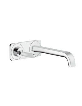 Axor Citterio E concealed wall-mounted single lever basin mixer with plate projection: 220 By Axor