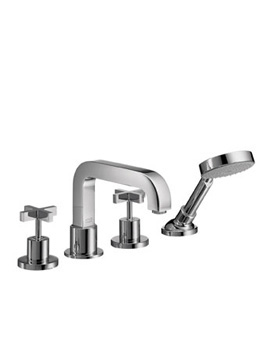 Axor Axor Citterio 4-hole deck-mounted bath mixer with cross handles 39445000