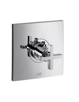 Axor Citterio Highflow thermostat with cross handle 39716000 By Axor