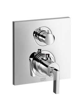 Axor Citterio thermostatic mixer with shut-off valve with lever handle 39700000 By Axor