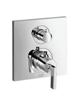 Axor Citterio thermostatic mixer shut-off/diverter valve with lever handle 39720000