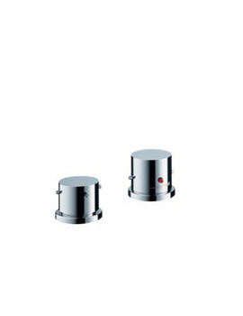 Axor Starck two hole deck-mounted thermostatic mixer 10480000 By Axor