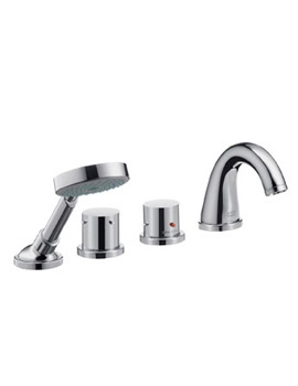 Axor Starck four hole thermostatic deck-mounted bath mixer 10461000 By Axor