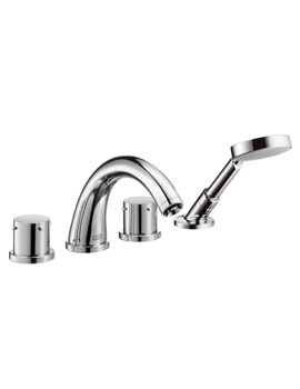 Axor Starck four hole tile-mounted bath mixer 10451000 By Axor