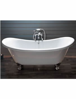 BC Designs Excelsior White Acrylic Bath with Ball & Claw Feet