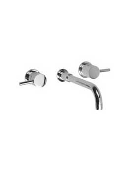 Cifial Technovation 465 3 Hole Wall  Basin Mixer  By Cifial