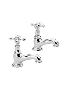 Cifial Edwardian Pair Basin Pillar Taps