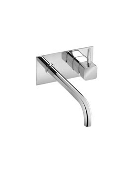 Cifial Mini Square 2h Wall Basin Mixer  By Cifial