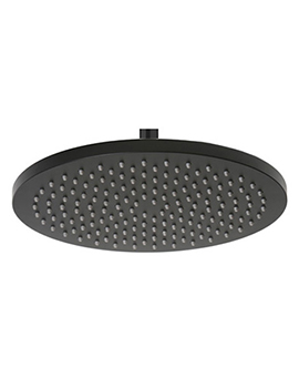 Cifial Black Round 300mm Showerhead - 191Z-614