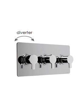 Cifial Coule 3 Control Thermostatic Landscape Valve, 3 Outlets - 600L33CL