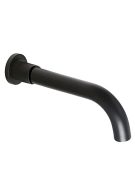 BLACK Bath Wall Spout