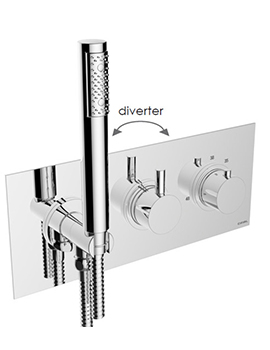 Cifial Technovation 465 2 Control Landscape Thermostatic Shower System - 600S38TH