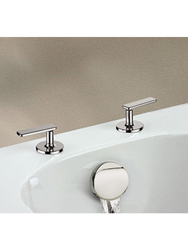TH400 Pair Deck Bath Valves & Aqua Filler - 600033T4
