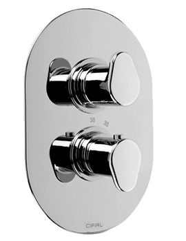 Cifial Viva Thermostatic Valve, 1 Outlet - 600021VV