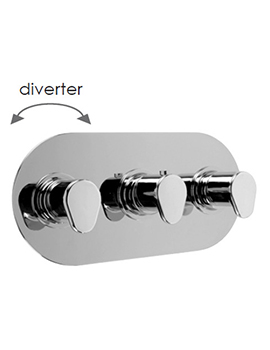Cifial Viva 3 Control Thermostatic Valve, 3 Outlets - 600L33VV