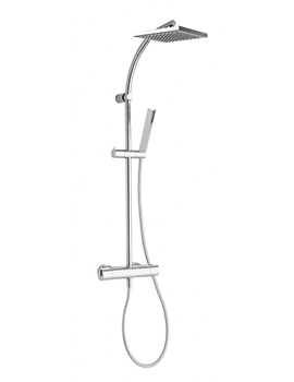 Square Shower Column Including Pair Quick Fit Brackets - 78055SQQF