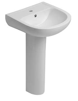 Optima 500mm Basin (1 Tap Hole) - 1163500040