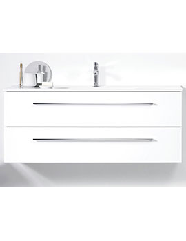 Luna Vanity Unit with 2 Drawers 120cm